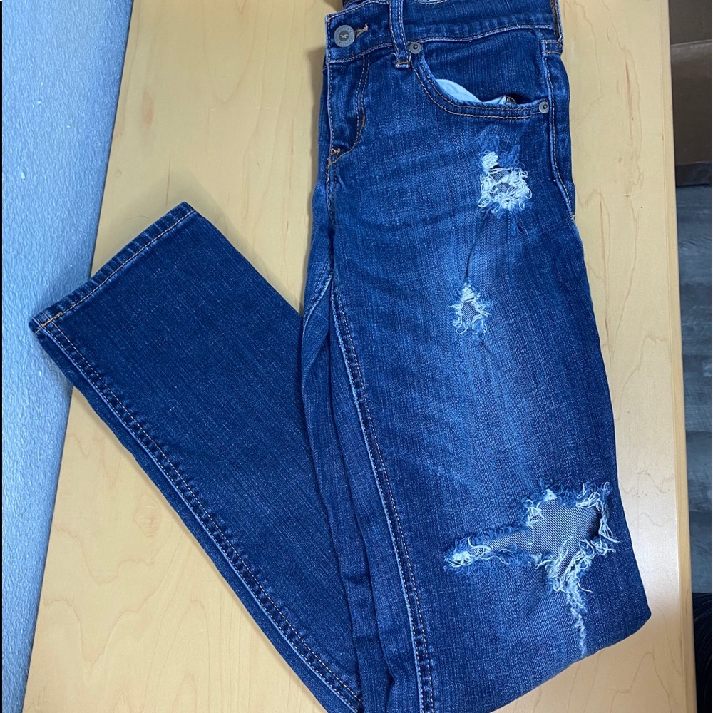 Hollister holy skinny jeans